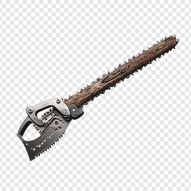 Pruning saw isolated on transparent background