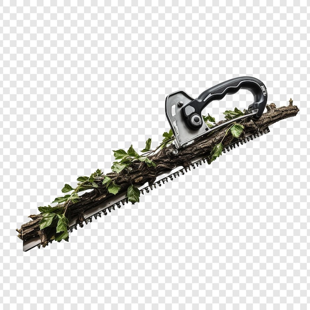 Free PSD pruning saw isolated on transparent background