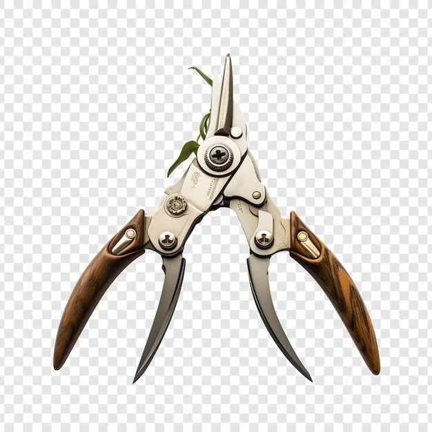 Pruning shears isolated on transparent background