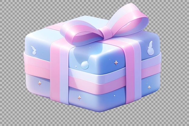 Free PSD psd 3d ui gift box