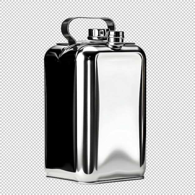 Psd isolated metallic jerrycan