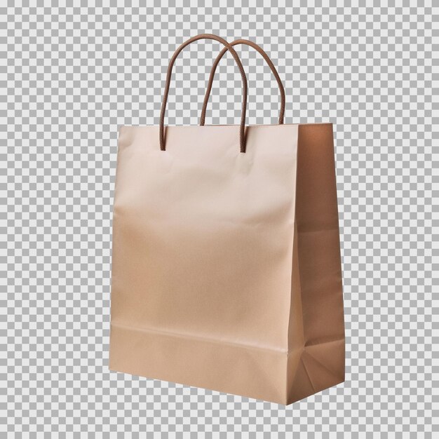 背景に分離された psd ショッピング紙袋