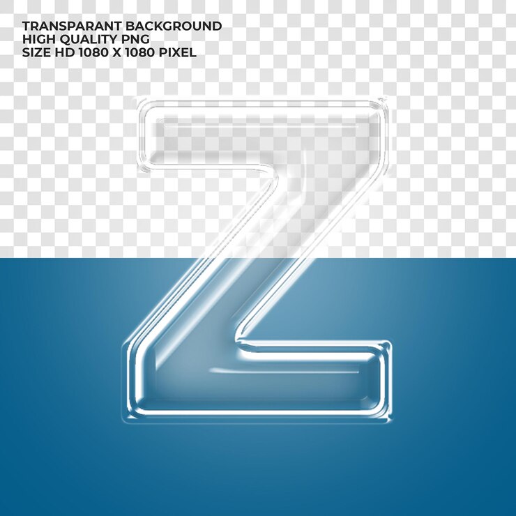 PSD 透明アルファベット文字