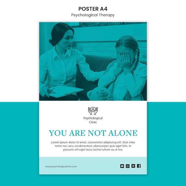 Free PSD psychological therapy poster