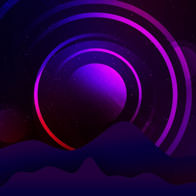 Purple circle background desig