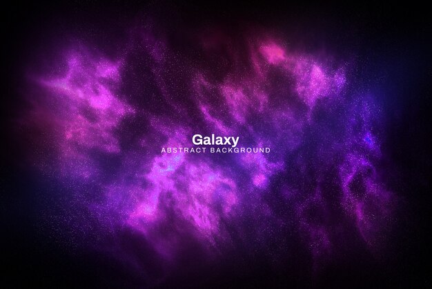 Purple Galaxy Abstract Background