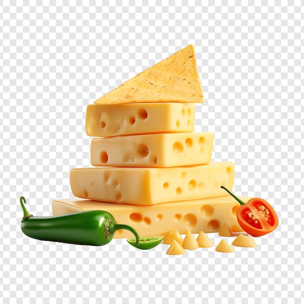 Бесплатный PSD queso изолирован на прозрачном фоне