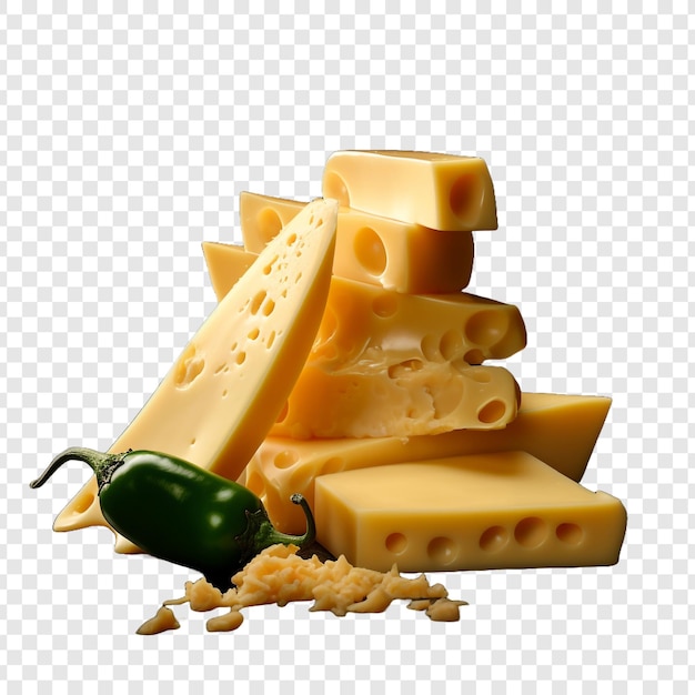 Free PSD queso isolated on transparent background