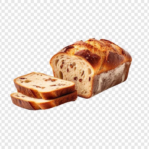 Free PSD quick bread isolated on transparent background