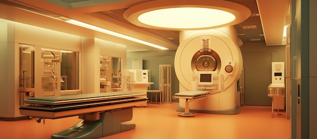 Radiation therapy room for cancer generative ai