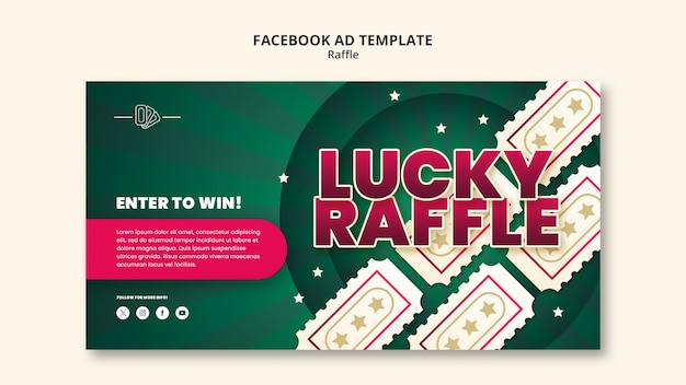 Raffle template design