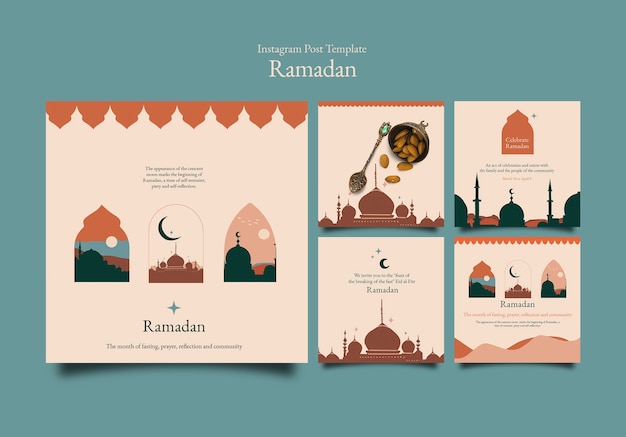 Ramadan celebration instagram posts