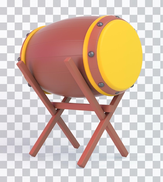 Free PSD ramadan drums from the left side