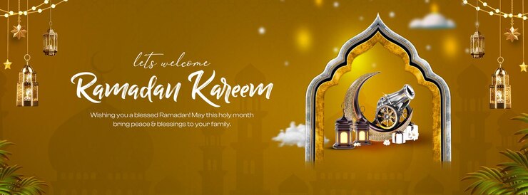 मुफ़्त PSD ramadan kareem social media cover design template