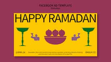 Free PSD ramadan template design