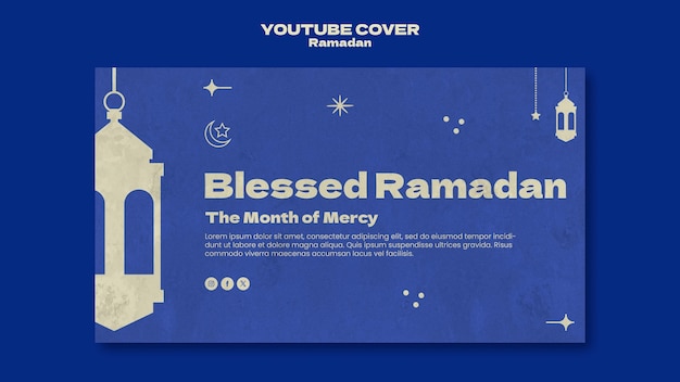 Free PSD ramadan template design