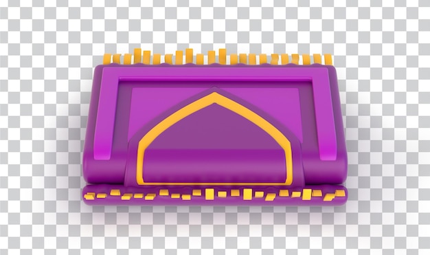 Free PSD ramadan wrapped prayer rug