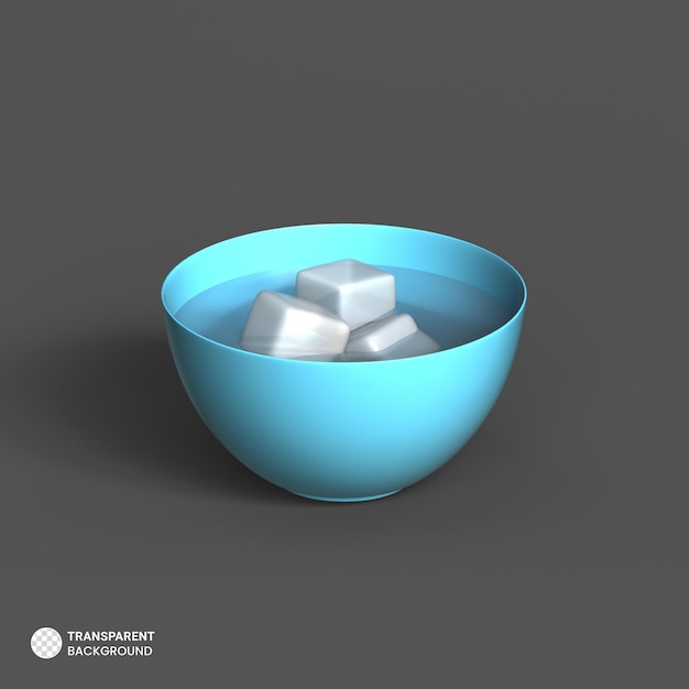 Free PSD ramen icon isolated 3d render ilustration