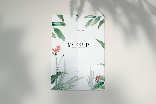 Free PSD ready to use premium quality poster mockup