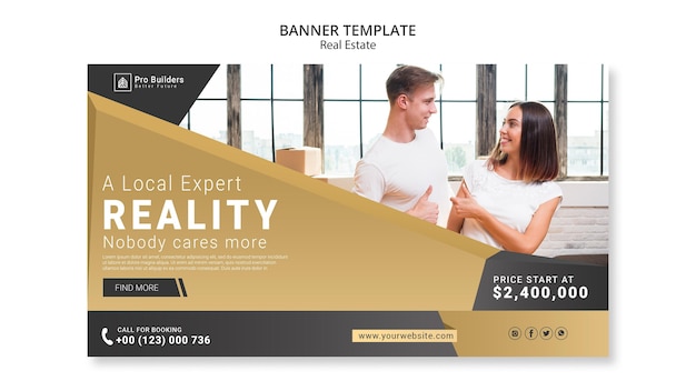 Real estate banner design