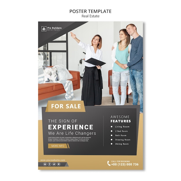 Real estate poster theme