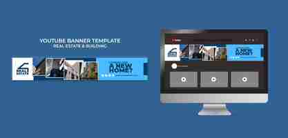 Free PSD real estate template design