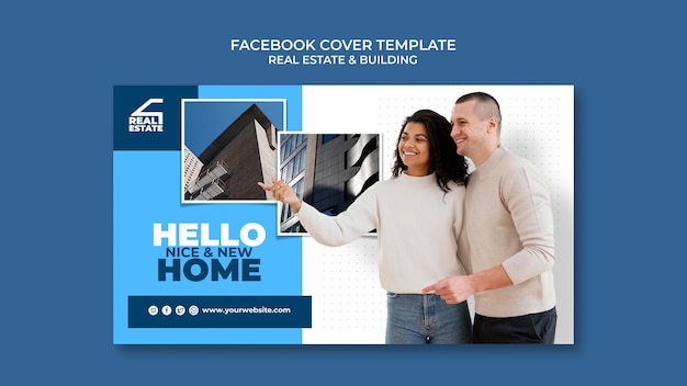 Free PSD real estate template design