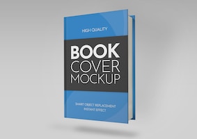 Free PSD realistic book cover mockup