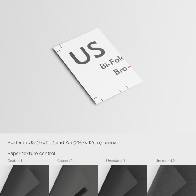 Realistic brochure template â Free PSD