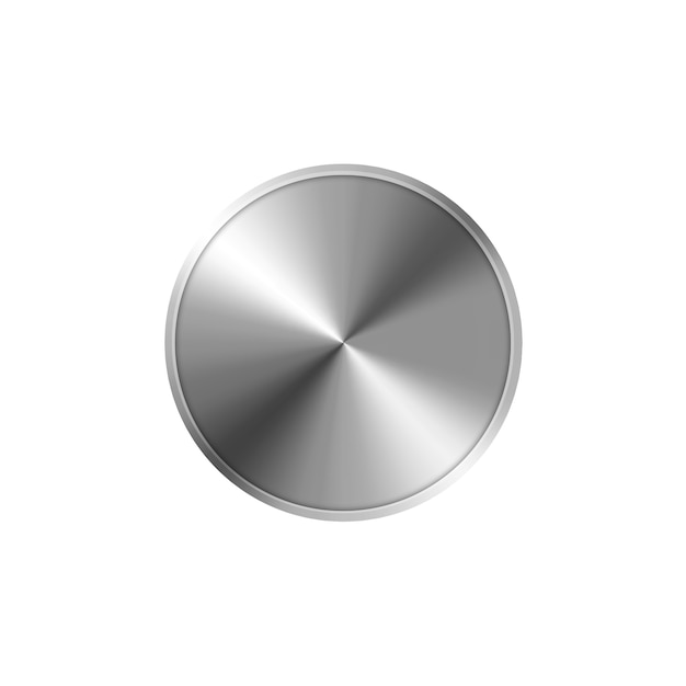 Free PSD realistic button isolated