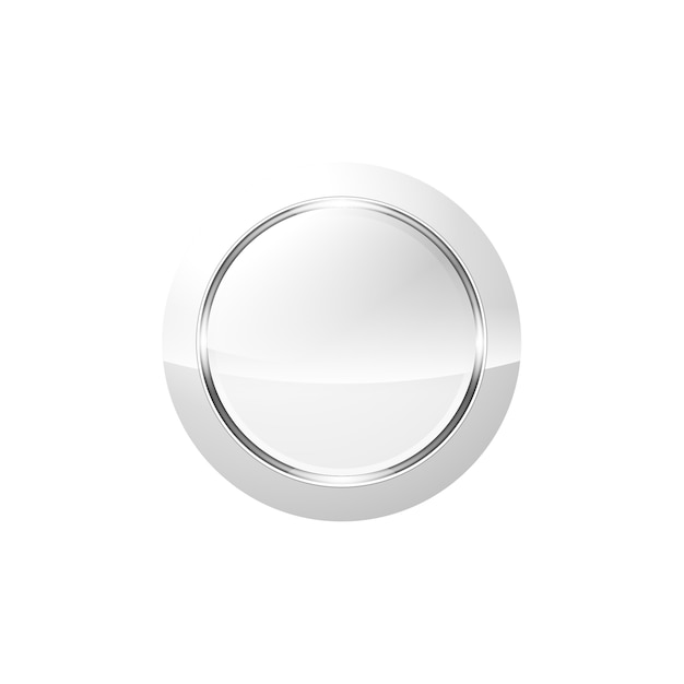 Free PSD realistic button isolated