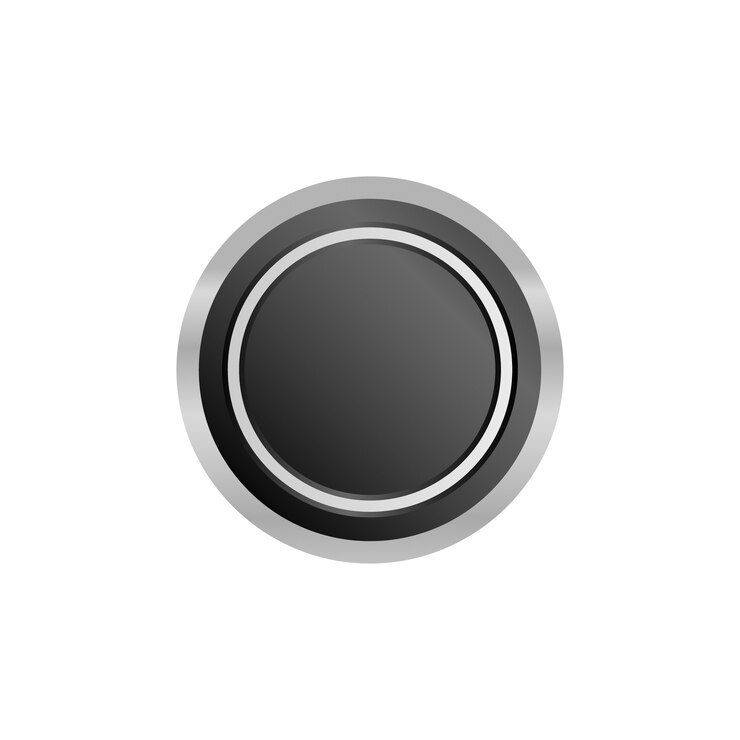 Free PSD realistic button isolated