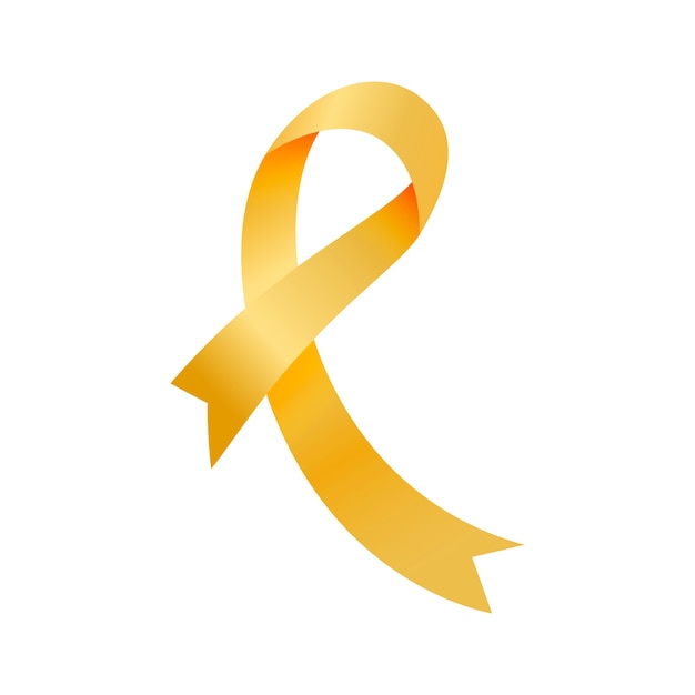 Free PSD realistic cancer ribbon