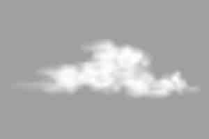 Free PSD realistic clouds isolated