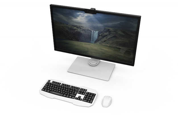 Free PSD realistic computer design