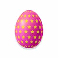 Free PSD realistic easter egg illustration design