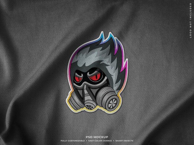 Download Premium PSD | Embroidery logo patch mockup on sports ...