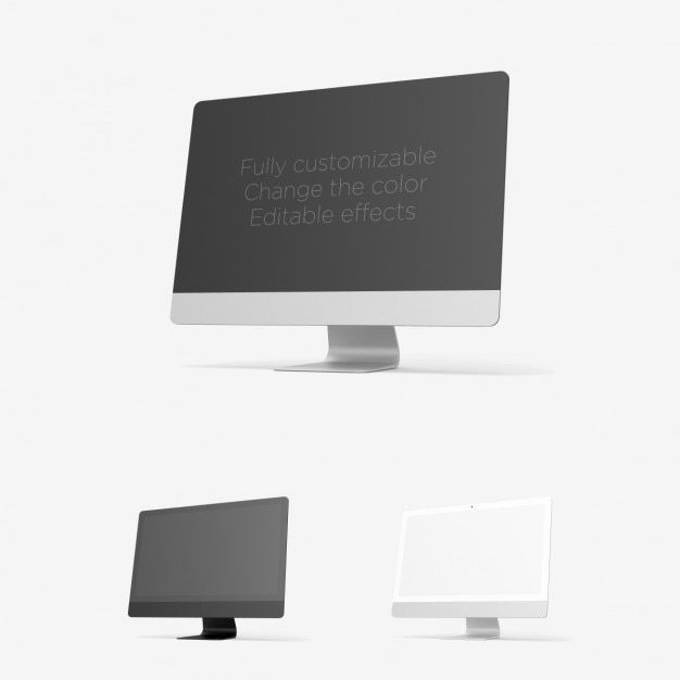 Realistic imac presentation