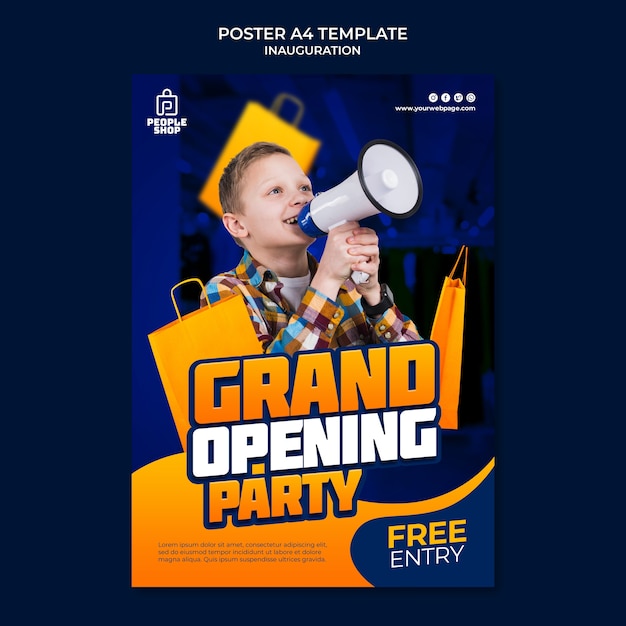 Free custom printable grand opening flyer templates