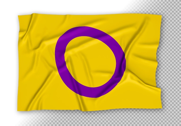 Realistic Intersexual Pride Flag