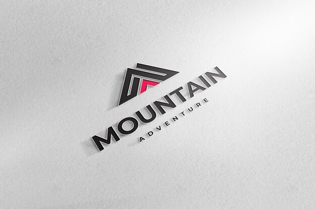 Download Free PSD | Logo on black background mock up
