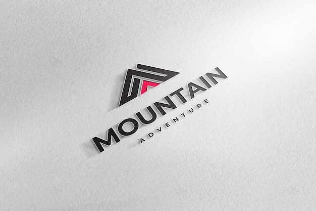 Download Free PSD | Logo on black background mock up