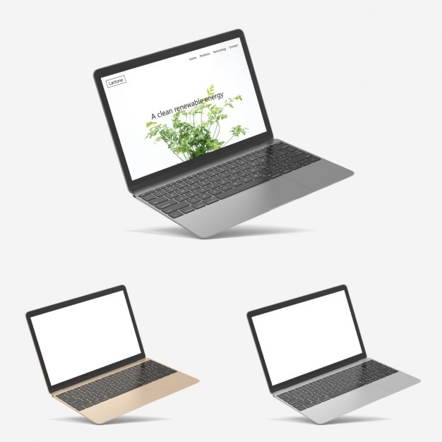 Realistic MacBook Presentation – Free PSD Download