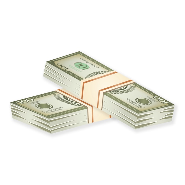 Free PSD realistic money element