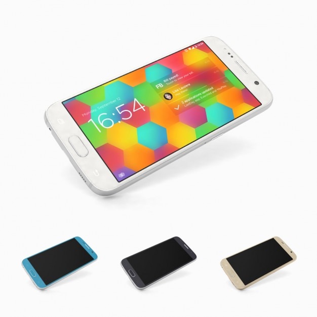 Realistic Phone Presentation Free PSD Download