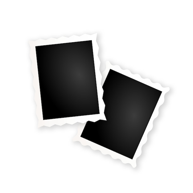 Free PSD realistic photo frame design