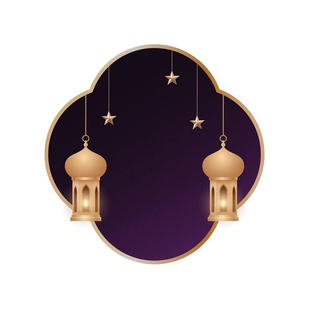 ramadan lantern frame