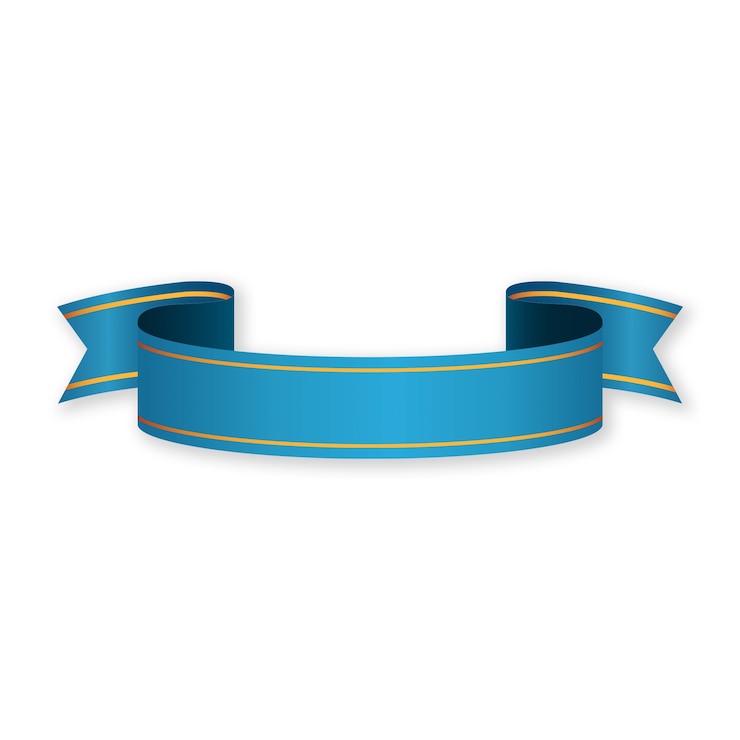 Free PSD realistic ribbon