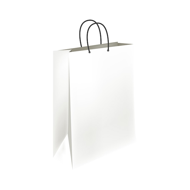 Free PSD realistic shopping bag isolated