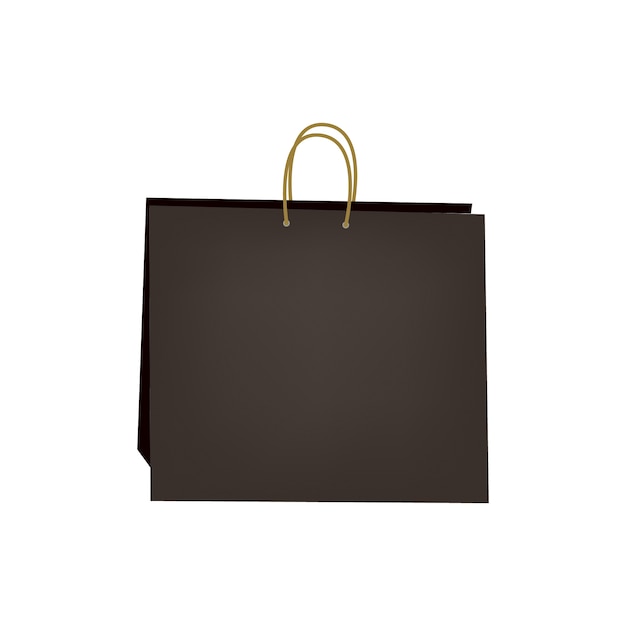 Free PSD realistic shopping bag isolated